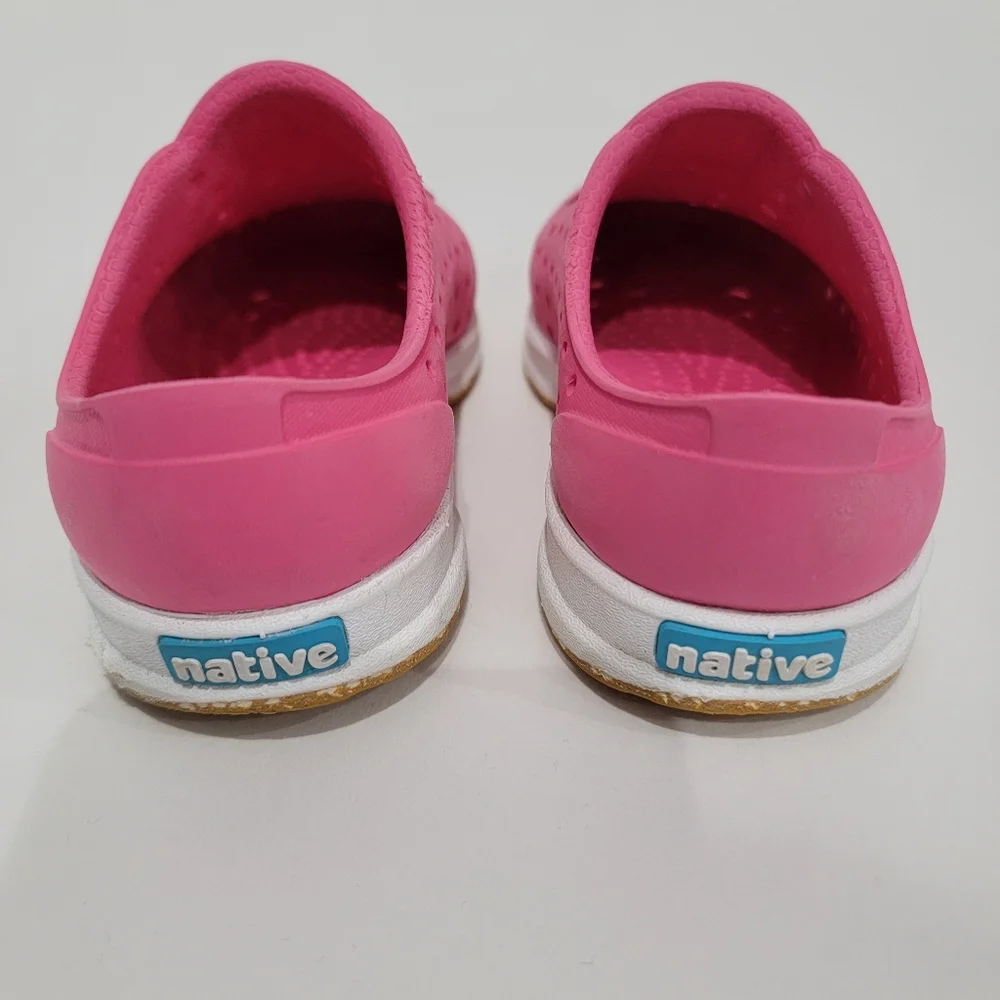 Native Pink Water Shoes with Ventilation and Slip-On Design